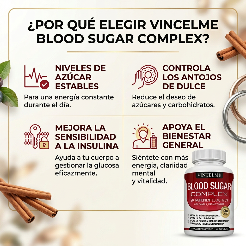 Vincelme® Blood Sugar Complex capsulas