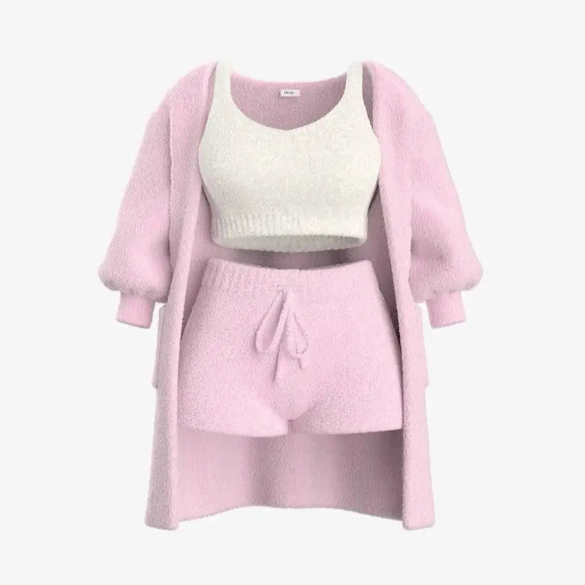 Conjunto Lucia - El conjunto de pijama de 3 piezas